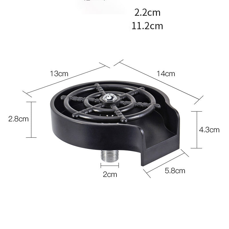 Sink Counter Cup Washer - High-pressure Spray